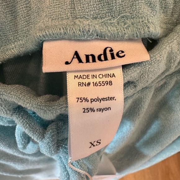 Andie Light Blue Swim Coverup Pants - Picture 3 of 4